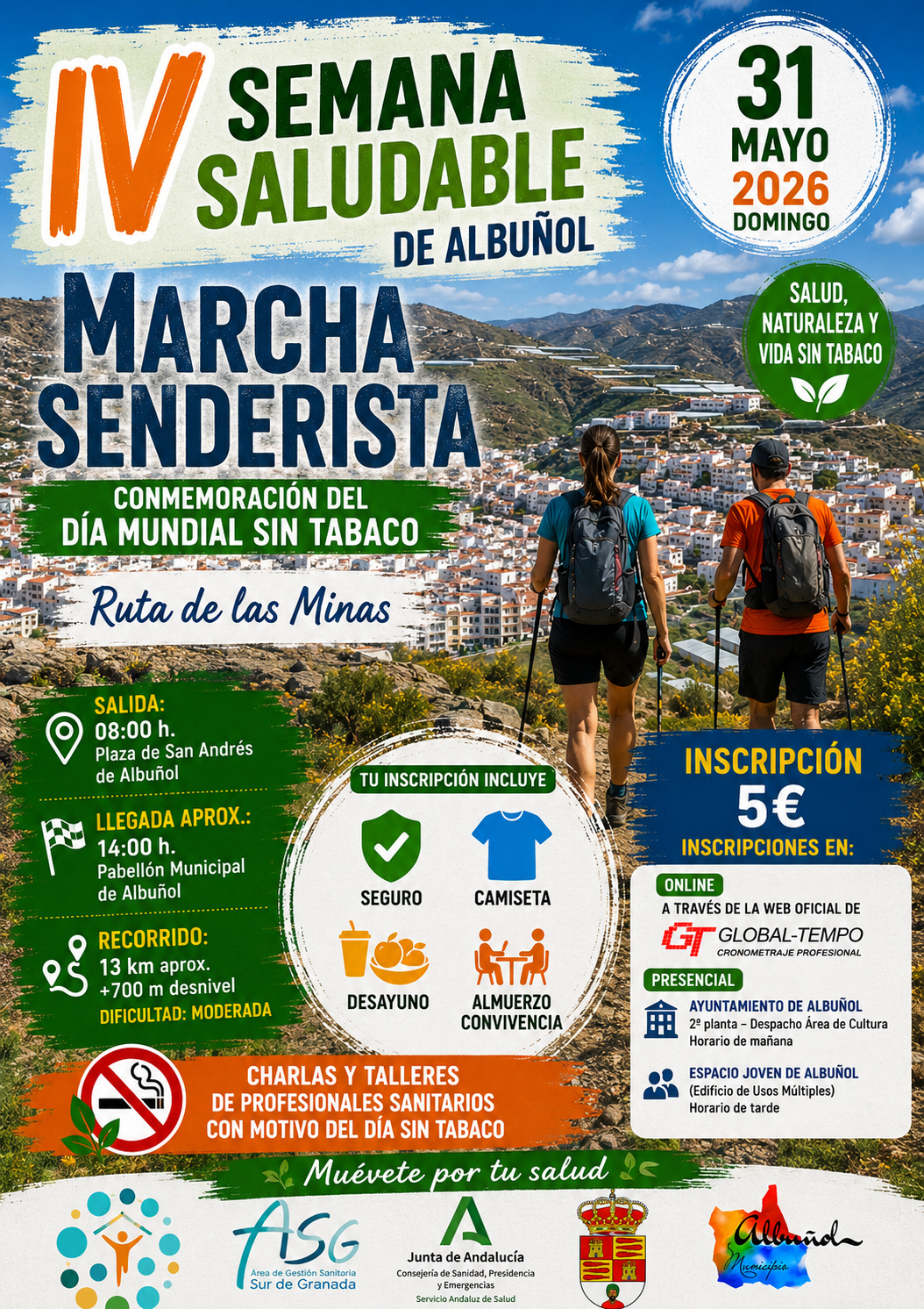 IV SEMANA SALUDABLE DE ALBU�OL - MARCHA SENDERISTA "RUTA DE LAS MINAS"